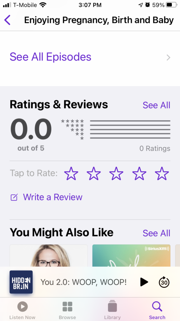 how to rate podcast